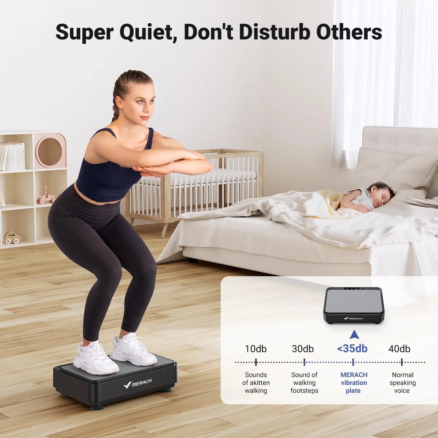 Exercise Machine Vibration Plate With Remote and Bands