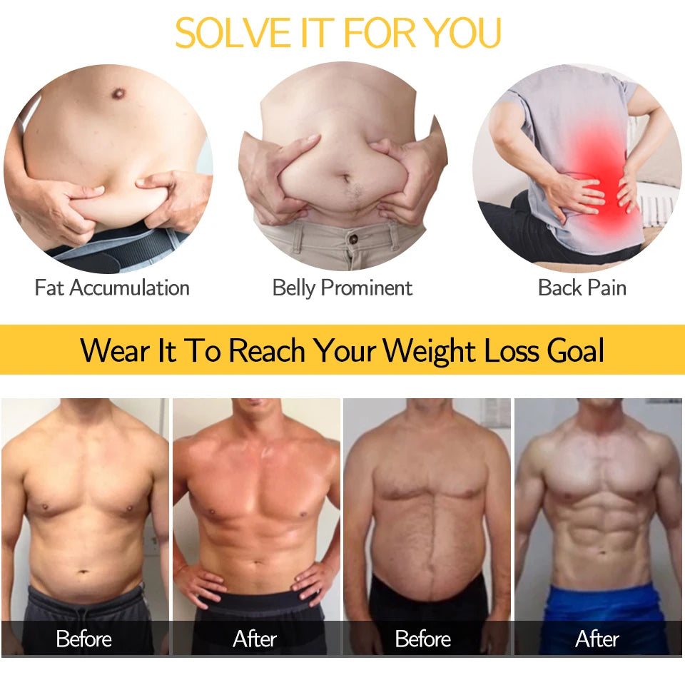 Men's Trimmer Cincher Slimming Fitness Belt