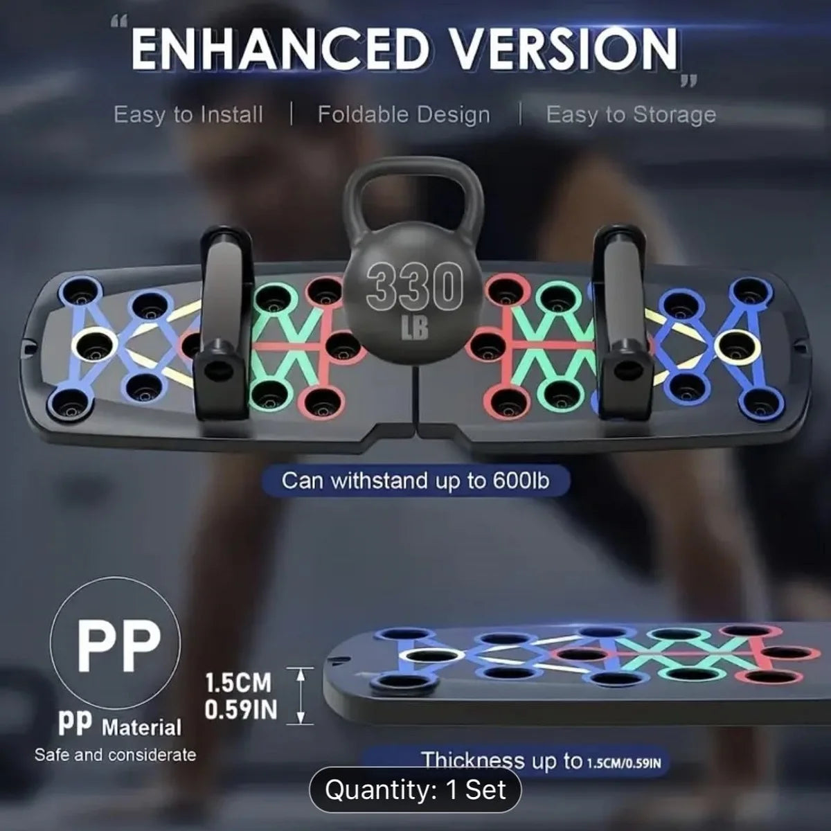 Multi-Functional Pushup Board System