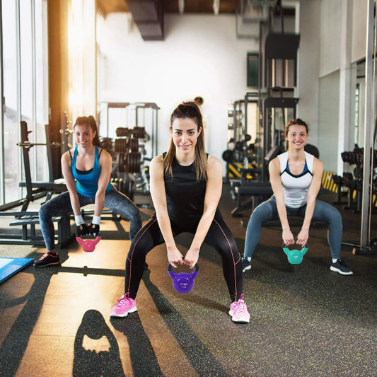 Multi Colored Kettlebell Weights