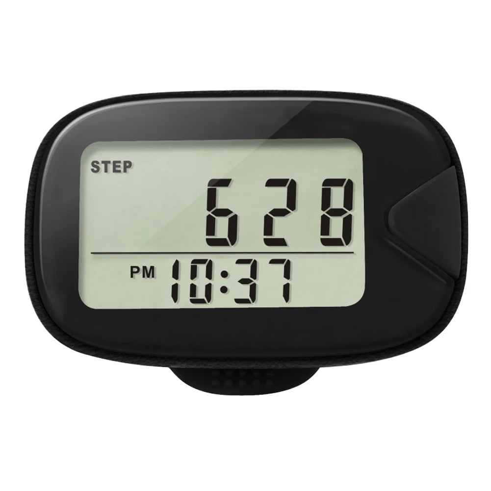 Electronic Pedometer Clip On Step Counter LCD Display