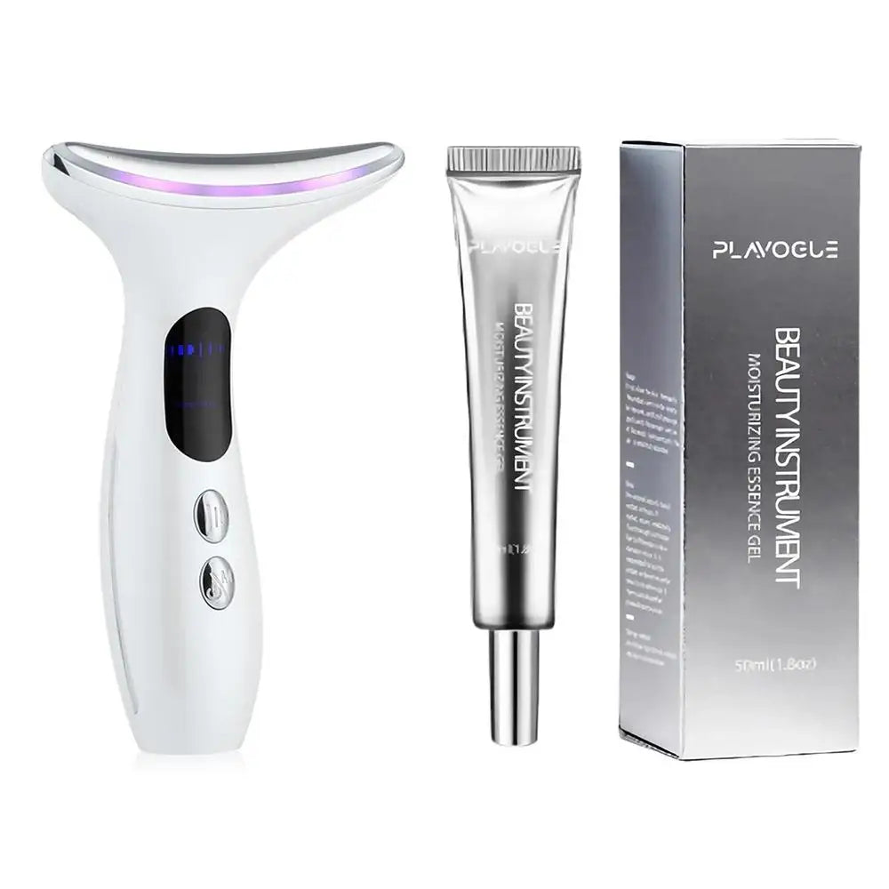 Gel Multi-Color Portable Ergonomic Neck & Face Device