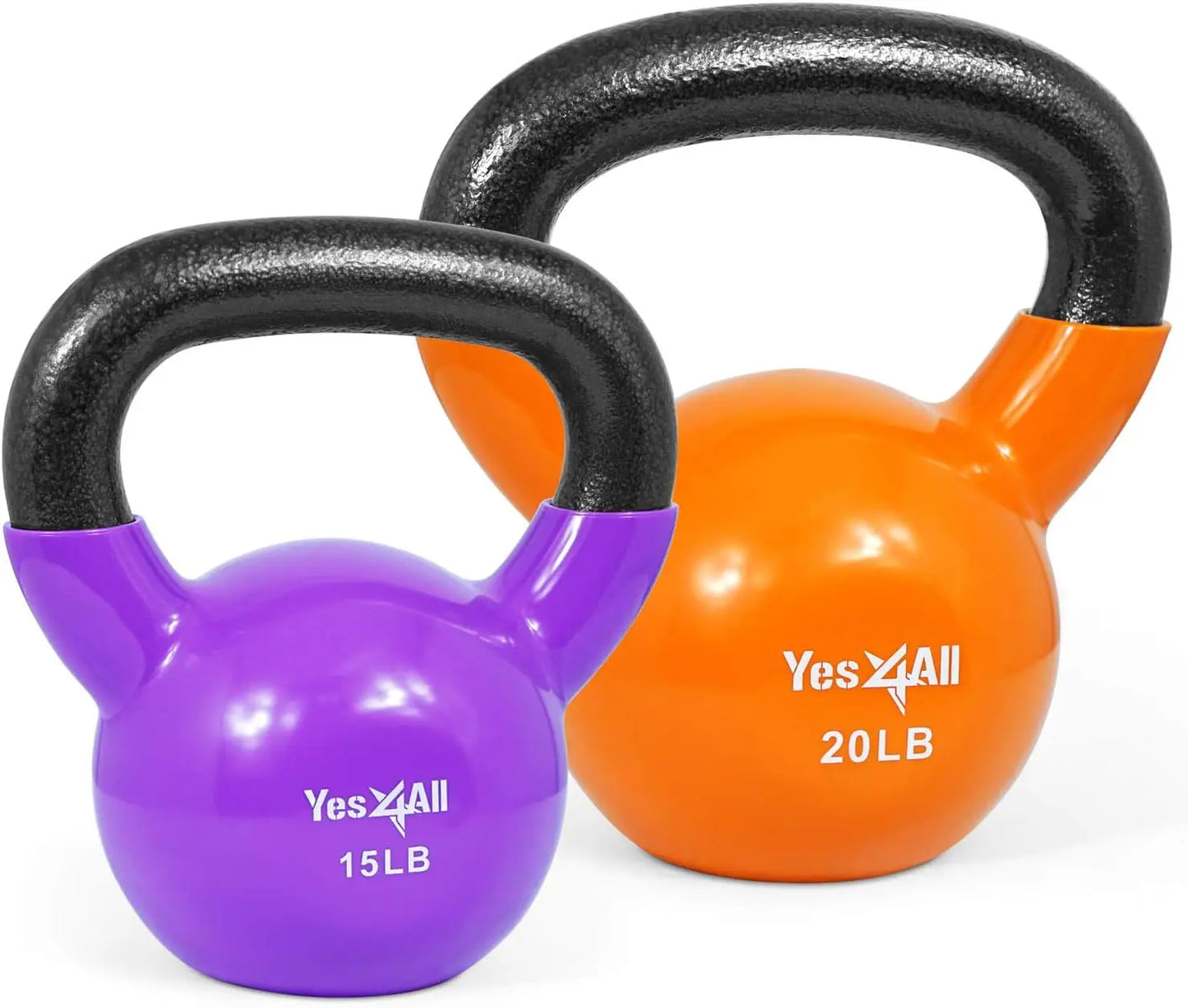 Multi Colored Kettlebell Weights