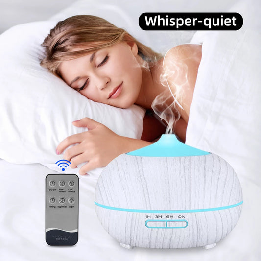 Essential Aroma 6 Oils, Diffuser Color LED