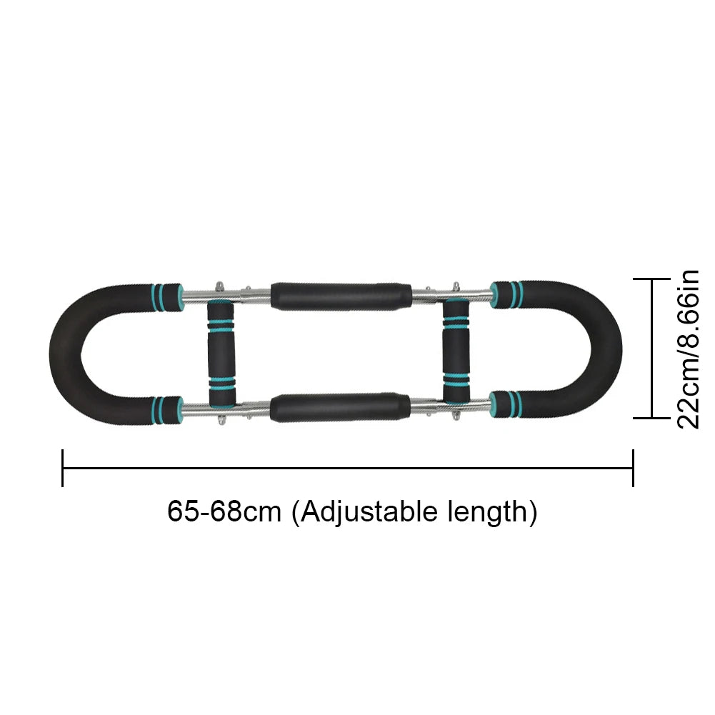 Foam Handle Adjustable Spring Workout Bar