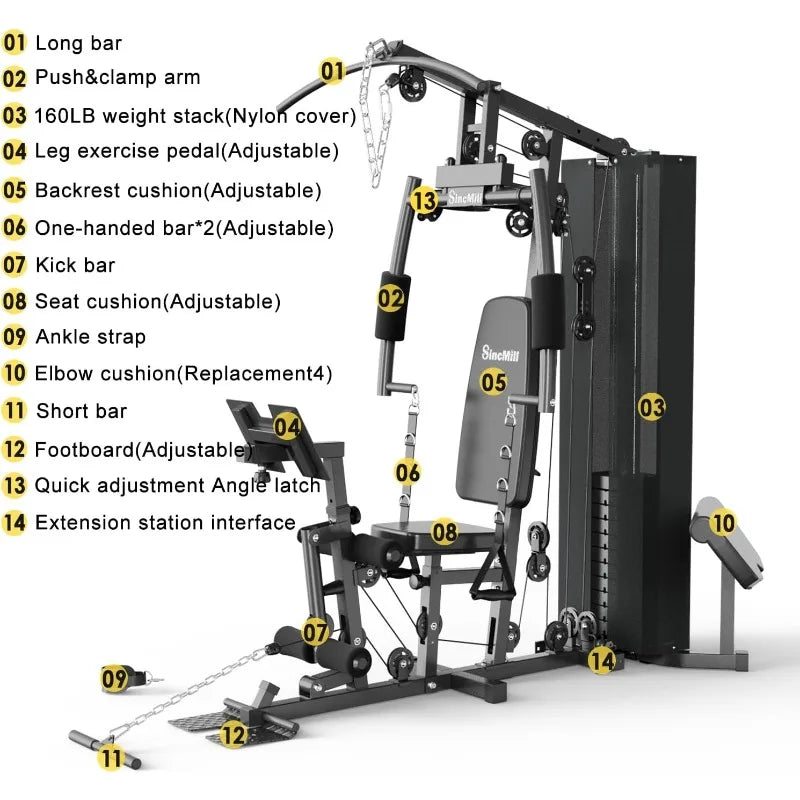 Multifunctional Full Body Workout Equipment