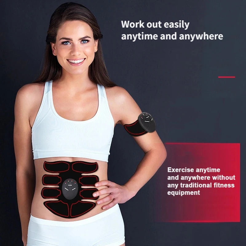 USB Rechargeable Abdominal Muscle Stimulator Training Belt