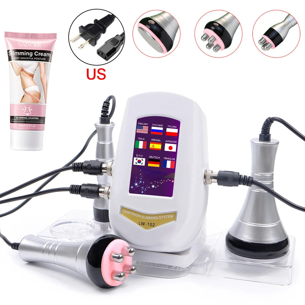 40K 3 In 1 Cavitation Radiofrequency Machine