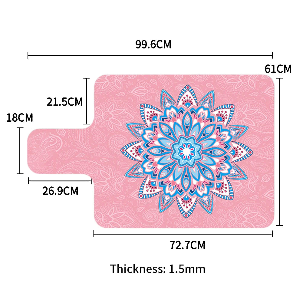 Suede Rubber Yoga Pads