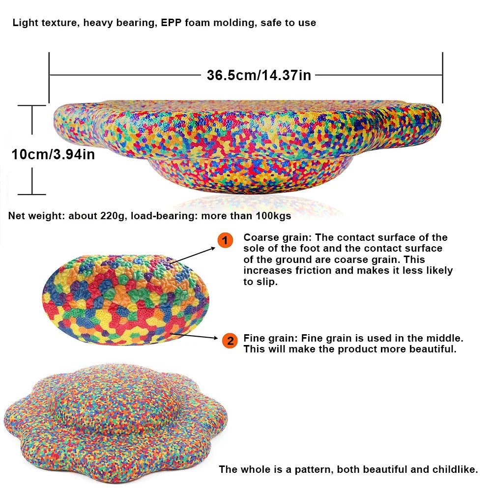 Flower Shape Stepping Stones Touch Sensory