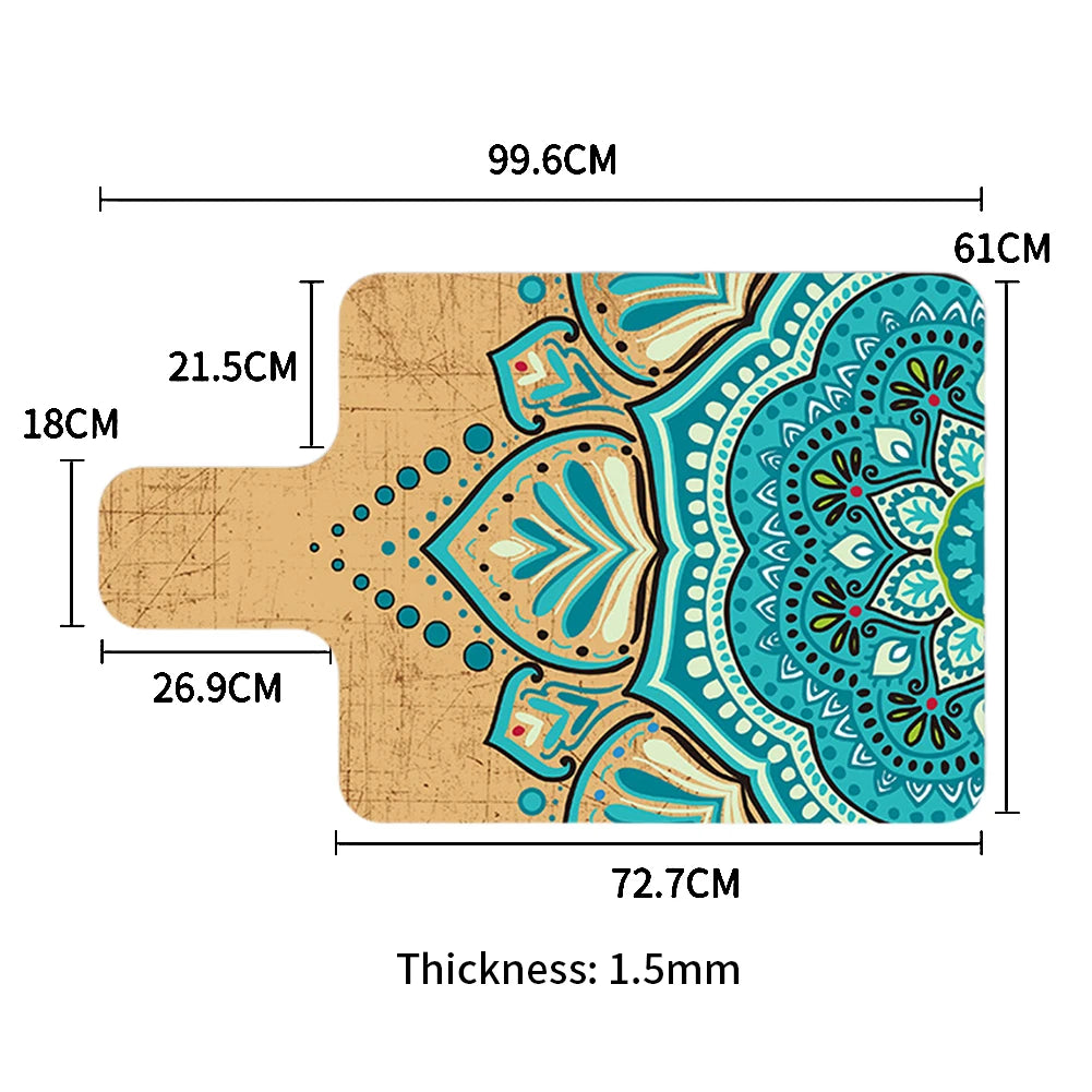 Suede Rubber Yoga Pads