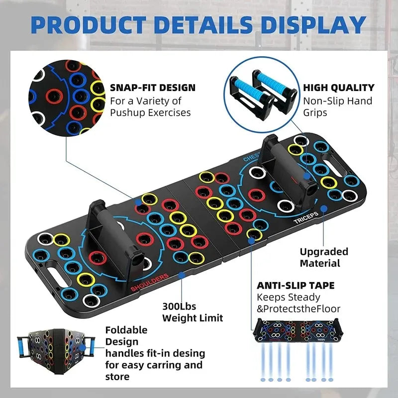 Multifunctional Exercise Push Up Support Board,