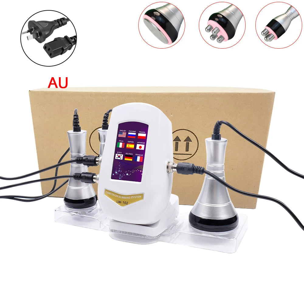 40K 3 In 1 Cavitation Radiofrequency Machine