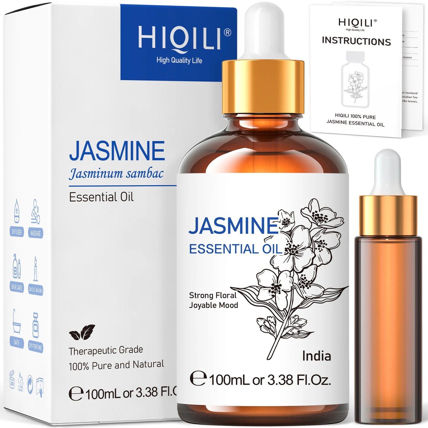 100% Pure Floral Essential Oil