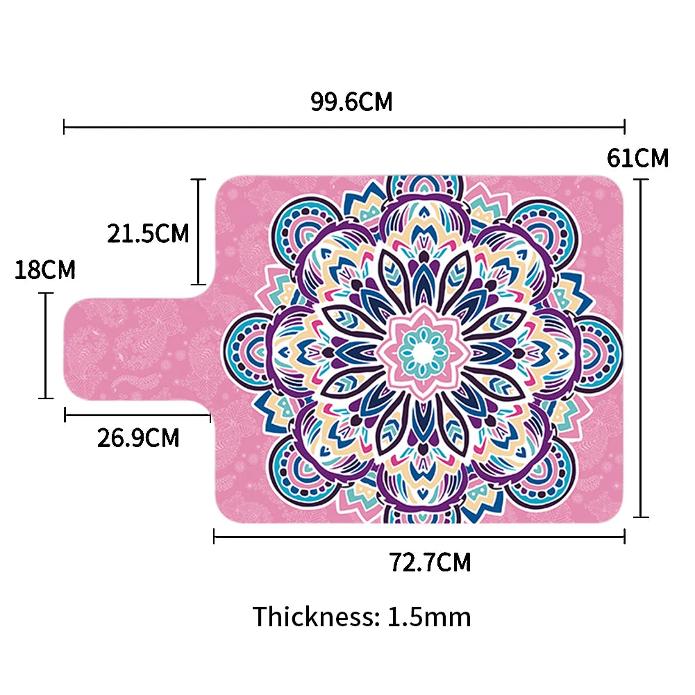 Suede Rubber Yoga Pads