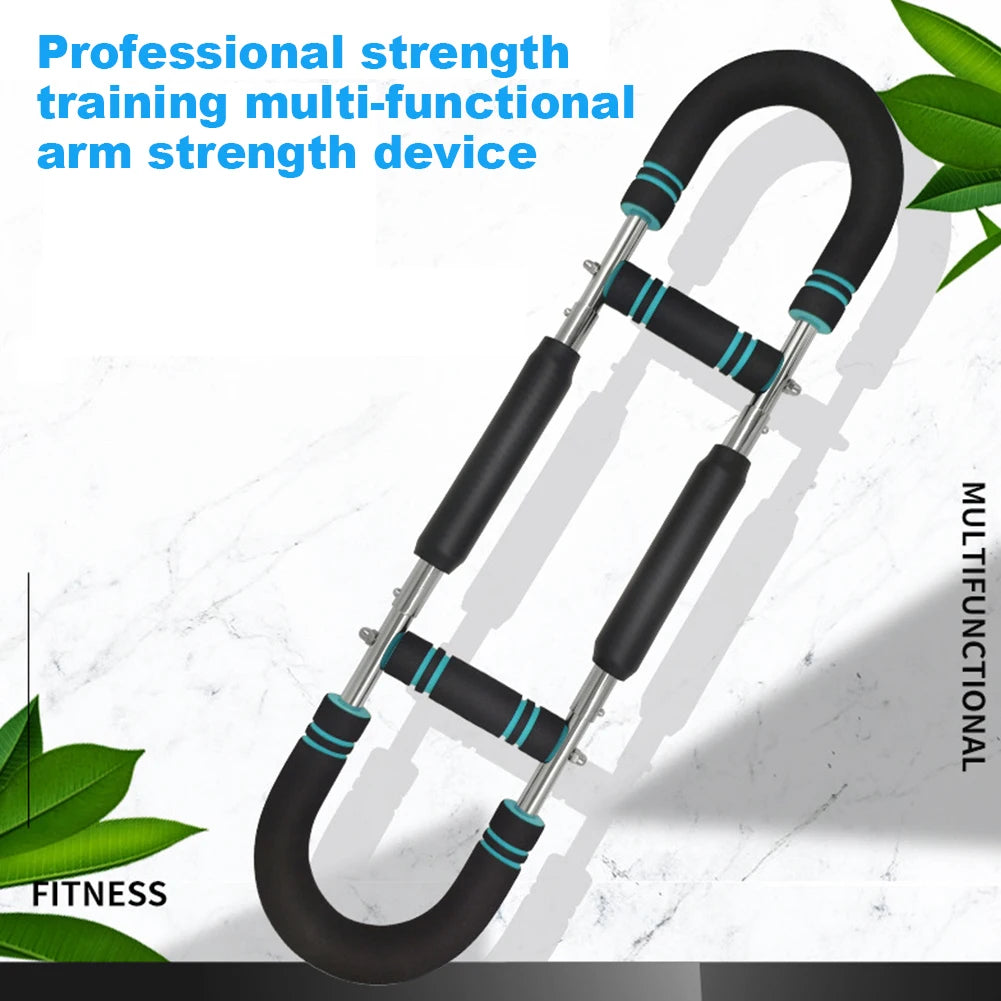 Foam Handle Adjustable Spring Workout Bar