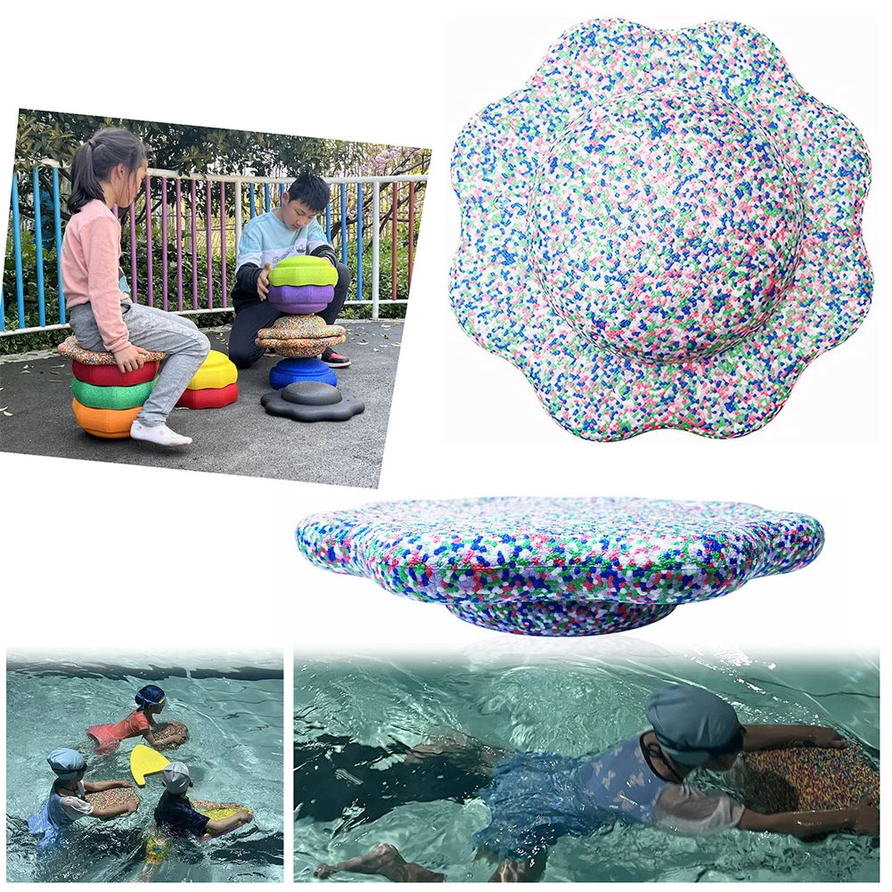 Flower Shape Stepping Stones Touch Sensory