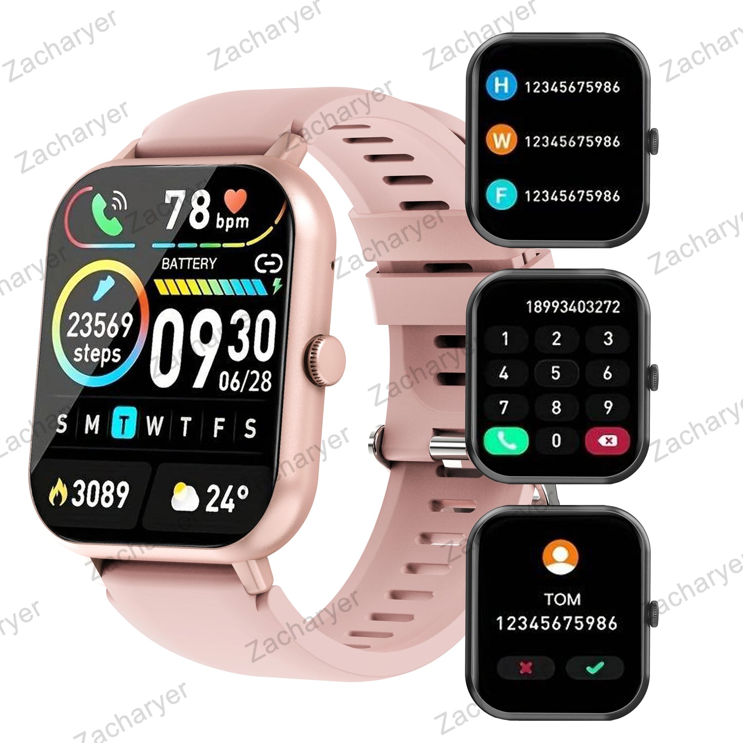 Smart watch, wireless calling/dial for iPhone/Android