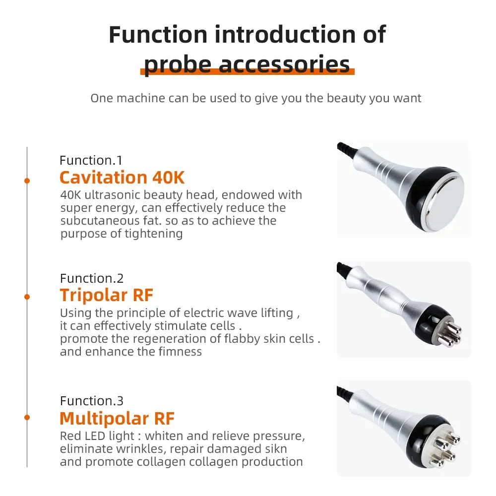 3 In1 Multi-Functional Tool Beauty Slimming Cavitation