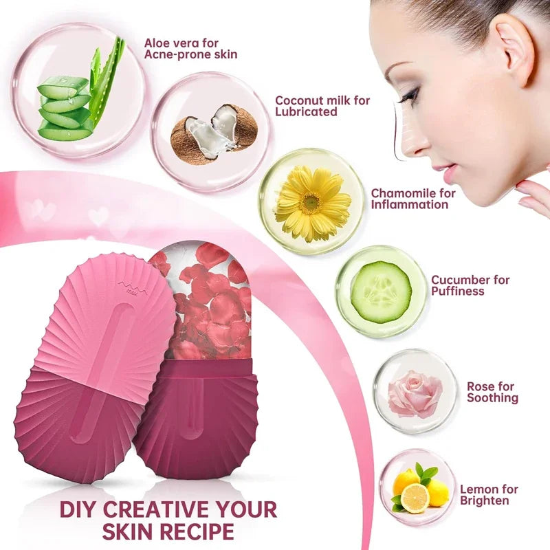 Silicon Ice Mold For Eye Puffiness Shrink Pores