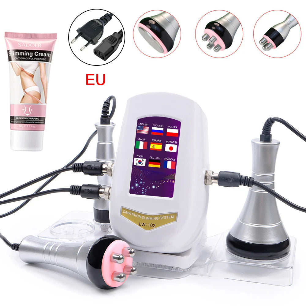 40K 3 In 1 Cavitation Radiofrequency Machine