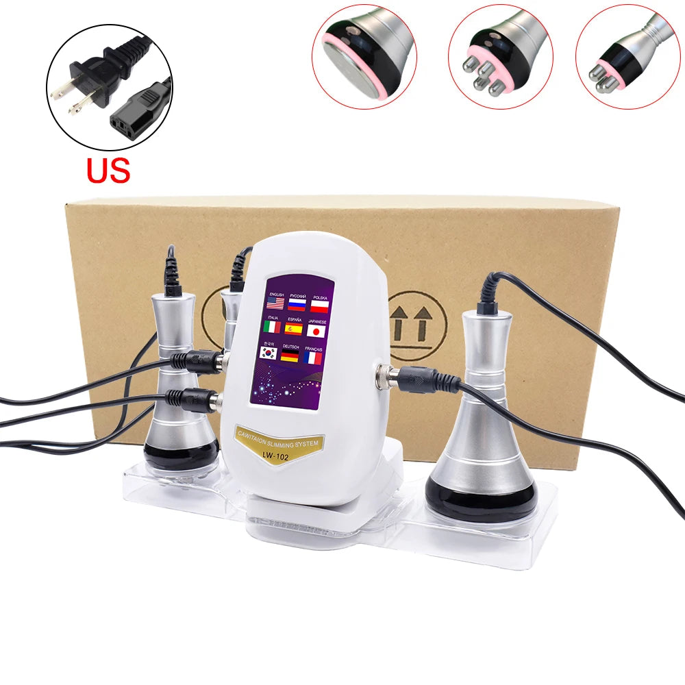 40K 3 In 1 Cavitation Radiofrequency Machine