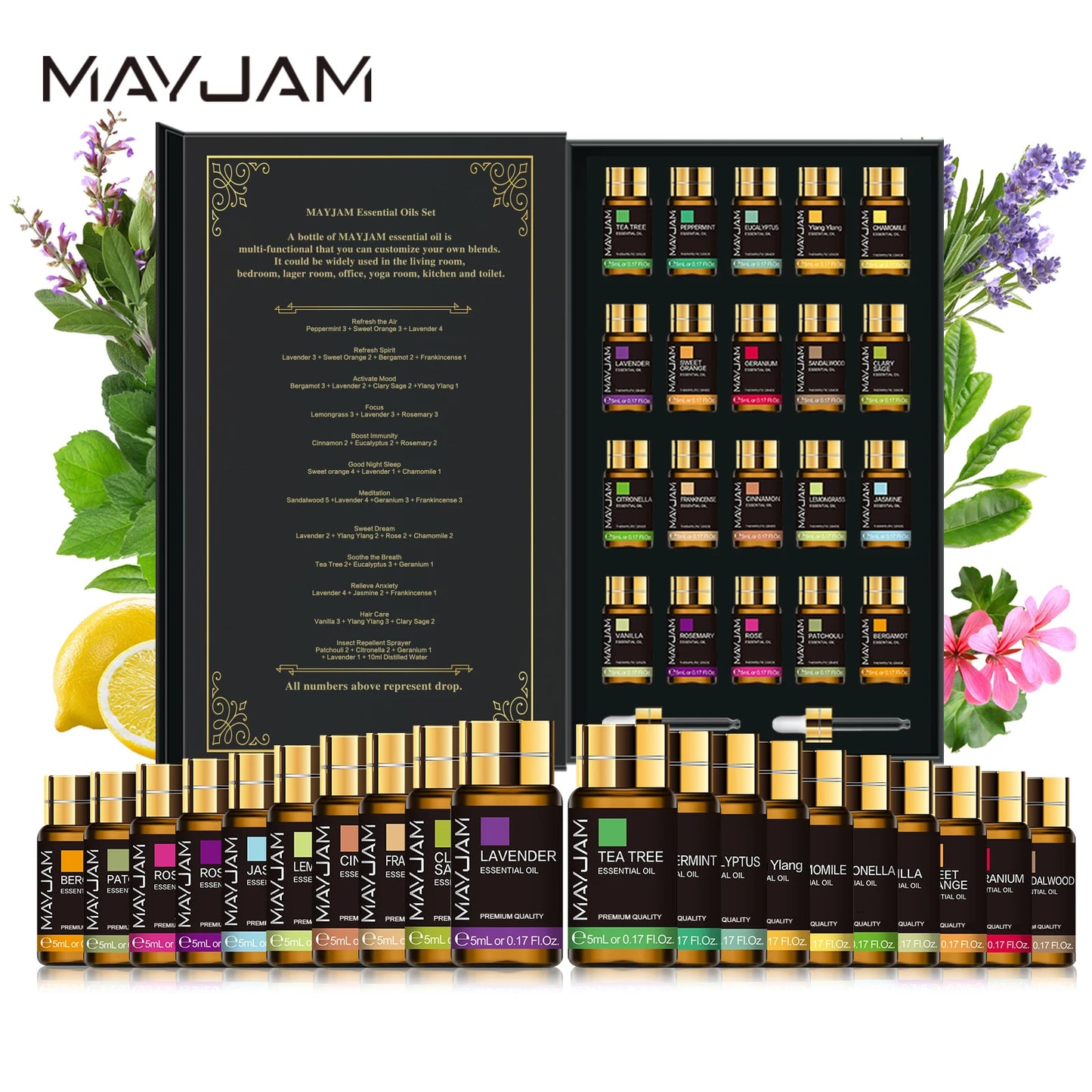 Essential Oils Kit 20 Bottles