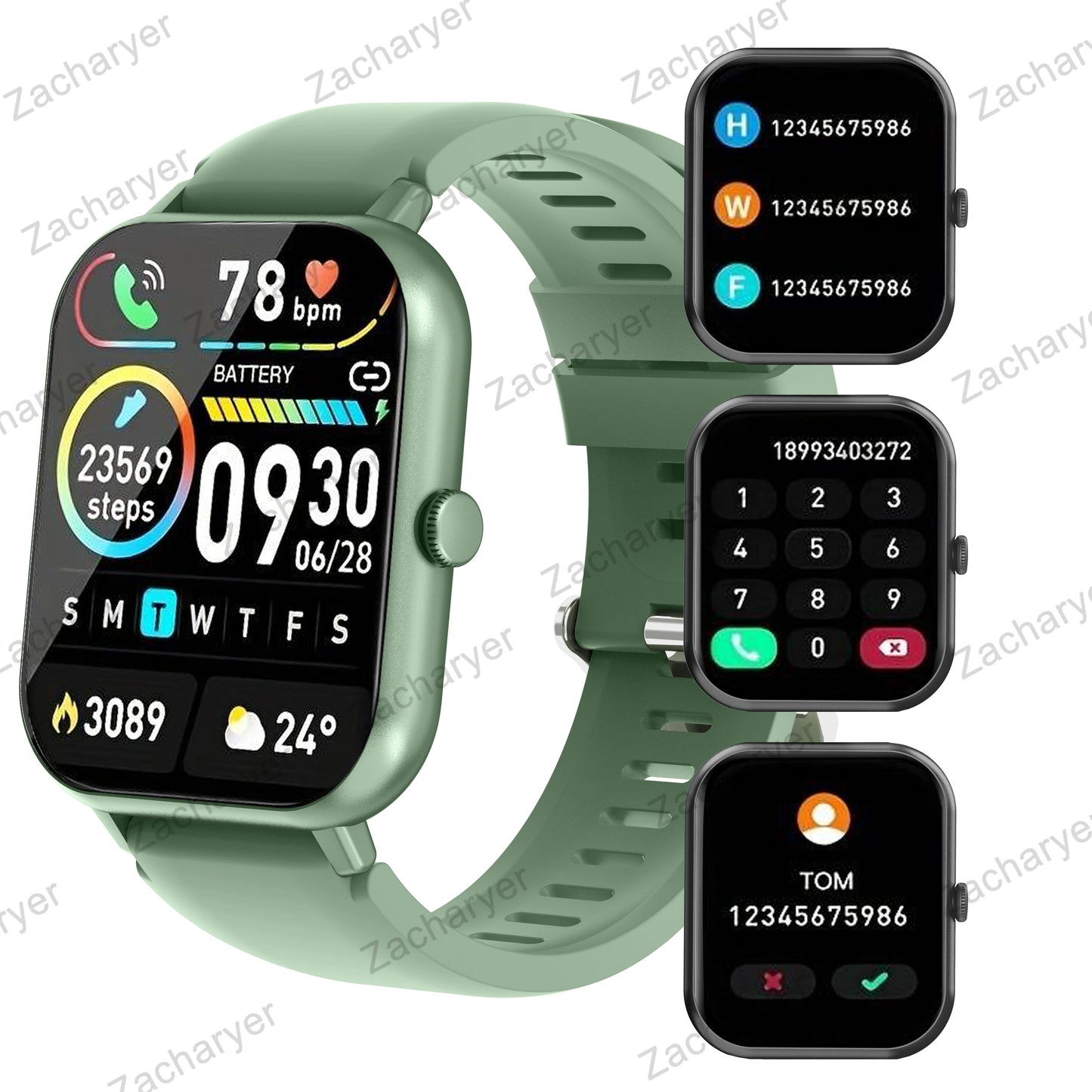 Smart watch, wireless calling/dial for iPhone/Android