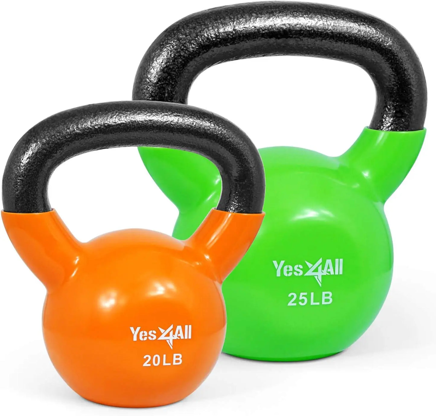 Multi Colored Kettlebell Weights