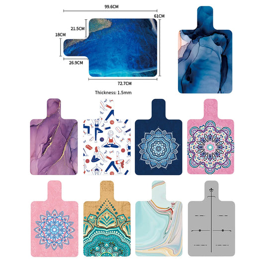 Suede Rubber Yoga Pads