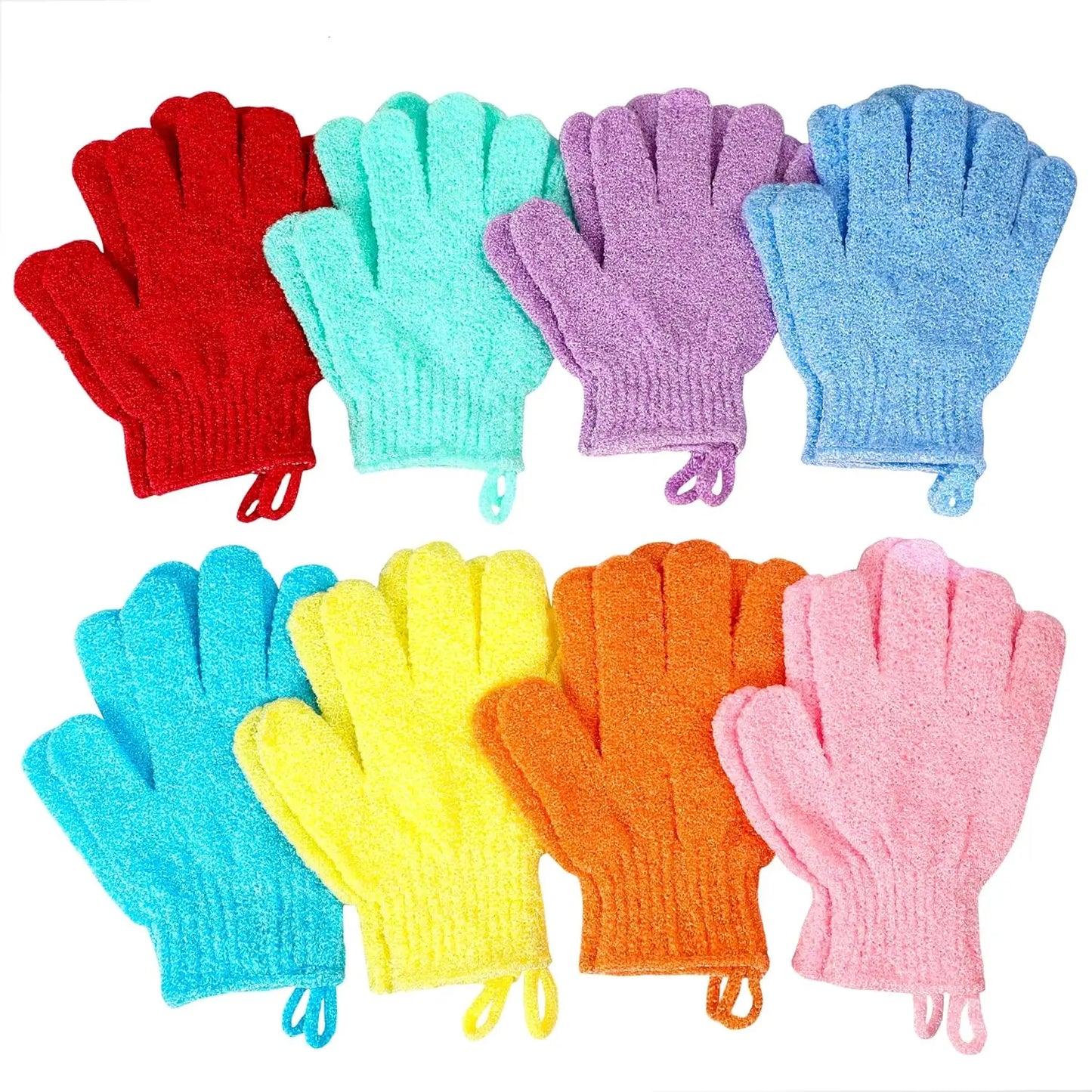 Bath Gloves 24 Pieces 12 Colors