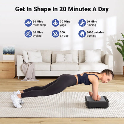 Exercise Machine Vibration Plate With Remote and Bands