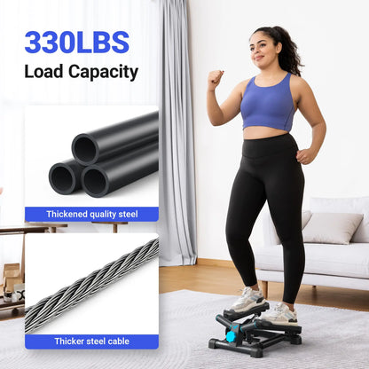 Mini Twist Stepper with Resistance Band