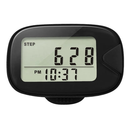 Electronic Pedometer Clip On Step Counter LCD Display