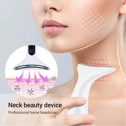 Gel Multi-Color Portable Ergonomic Neck & Face Device