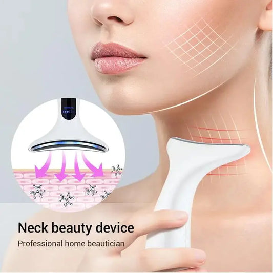 Gel Multi-Color Portable Ergonomic Neck & Face Device