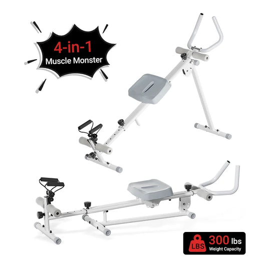 4-in-1abdominal machine adjustable height levels