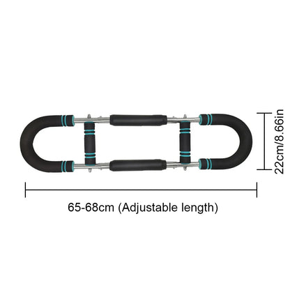 Foam Handle Adjustable Spring Workout Bar