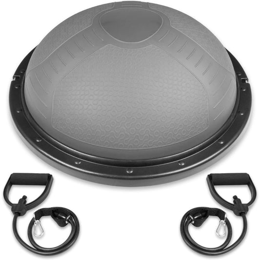 Half Ball with Resistance Bands and Pump