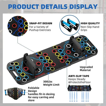 Multifunctional Exercise Push Up Support Board,