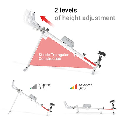 4-in-1abdominal machine adjustable height levels
