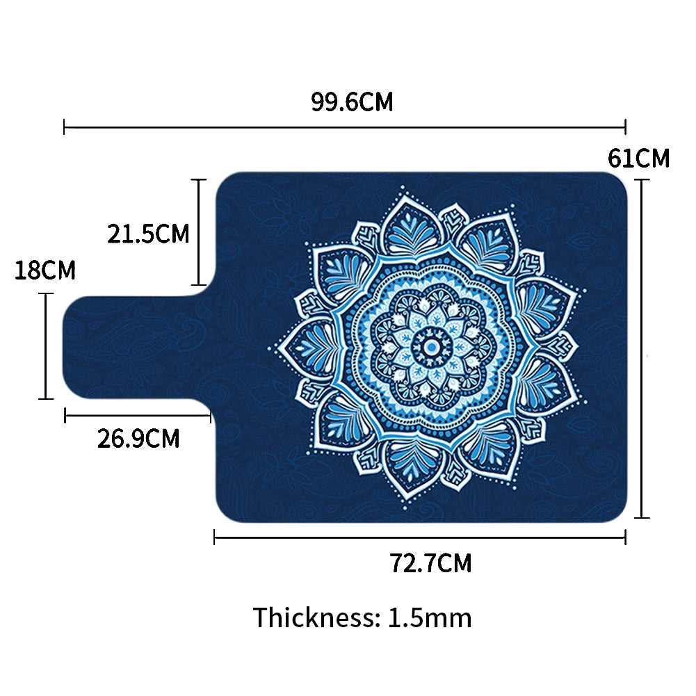 Suede Rubber Yoga Pads