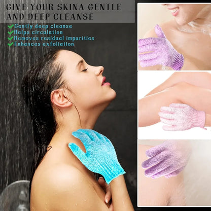 Bath Gloves 24 Pieces 12 Colors