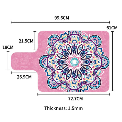 Suede Rubber Yoga Pads