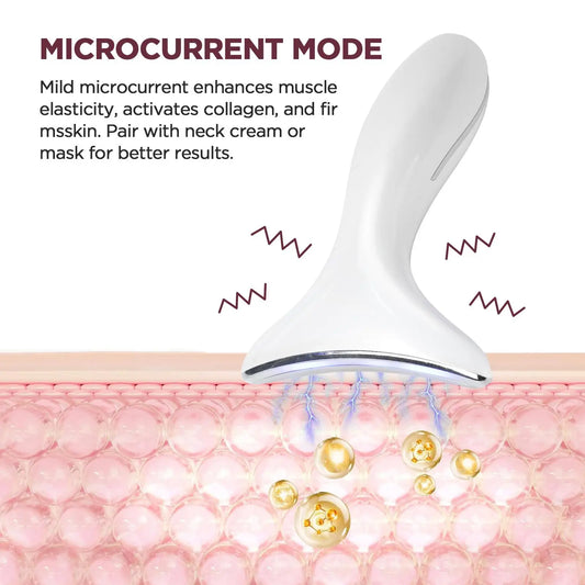 Gel Multi-Color Portable Ergonomic Neck & Face Device