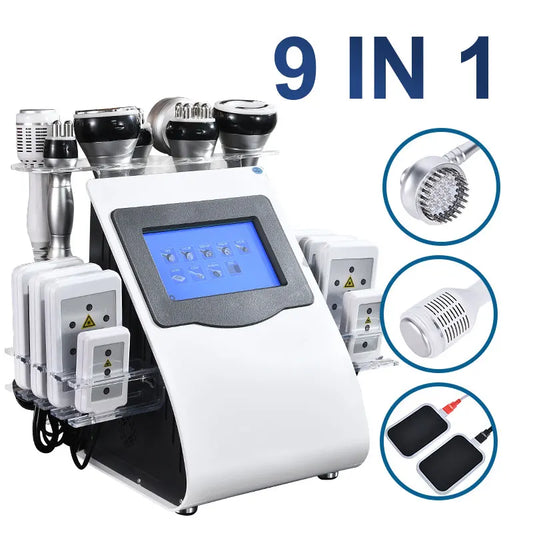 Beautiful 2025 9 in 1 40K cavitation machine vacuum device
