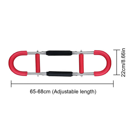 Foam Handle Adjustable Spring Workout Bar