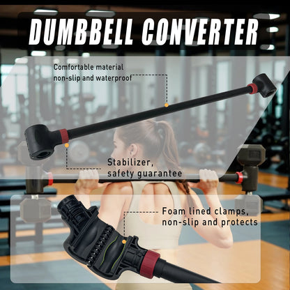 Dumbbell to Barbell Weight Converter