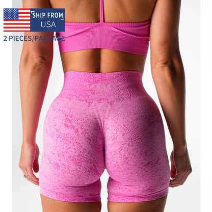 Women's 2Pcs Soft Workout Tights