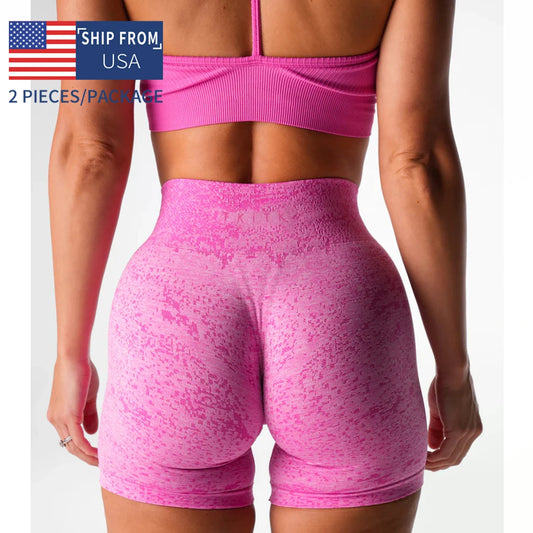 Women's 2Pcs Soft Workout Tights